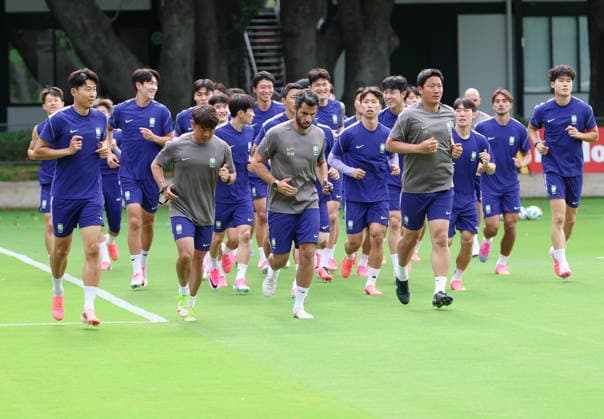 Football, 2026 FIFA World Cup, South Korea national team, training