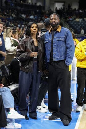 CHICAGO, USA - June 17: Dwyane Wade and Gabrielle Union attend the WNBA, Basketball Damen, USA Commissioner’s Cup game between the Chicago Sky and New York Liberty at Wintrust Arena on Wednesday, June 17 in Chicago, USA  Copyright: xShainaxBenhiyoun SPPx Sportspressphoto_SPR169329