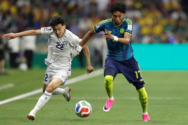 Football, 2026 FIFA World Cup, Uzbekistan v Colombia
