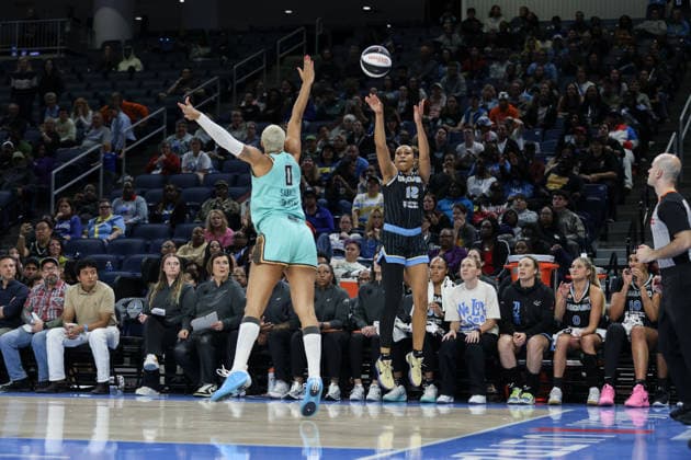 Basketball, Women, WNBA, Chicago Sky – New York Liberty
