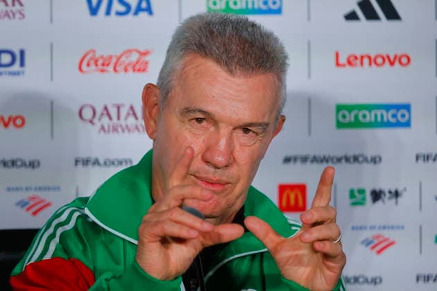FIFA World Cup, WM, Weltmeisterschaft, Fussball 2026 - Mexico press conference, PK, Pressekonferenz Head coach of Mexico Javier Aguirre speaks during a press conference as part of the FIFA World Cup 2026 in Guadalajara, Mexico, 17 June 2026. GUADALAJARA Mexico  Copyright: xFRANCISCOxGUASCOx
