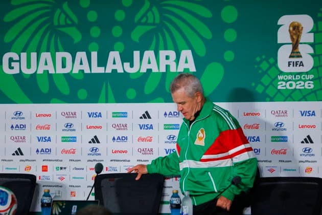 FIFA World Cup, WM, Weltmeisterschaft, Fussball 2026 - Mexico press conference, PK, Pressekonferenz Head coach of Mexico Javier Aguirre attends a press conference as part of the FIFA World Cup 2026 in Guadalajara, Mexico, 17 June 2026. GUADALAJARA Mexico  Copyright: xFRANCISCOxGUASCOx
