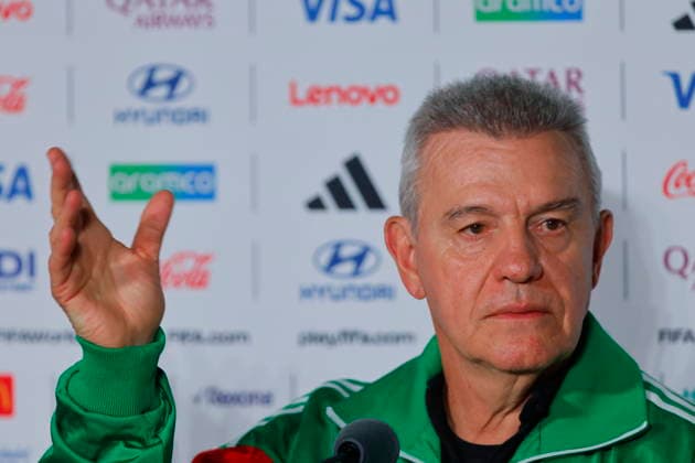 FIFA World Cup, WM, Weltmeisterschaft, Fussball 2026 - Mexico press conference, PK, Pressekonferenz Head coach of Mexico Javier Aguirre speaks during a press conference as part of the FIFA World Cup 2026 in Guadalajara, Mexico, 17 June 2026. GUADALAJARA Mexico  Copyright: xFRANCISCOxGUASCOx