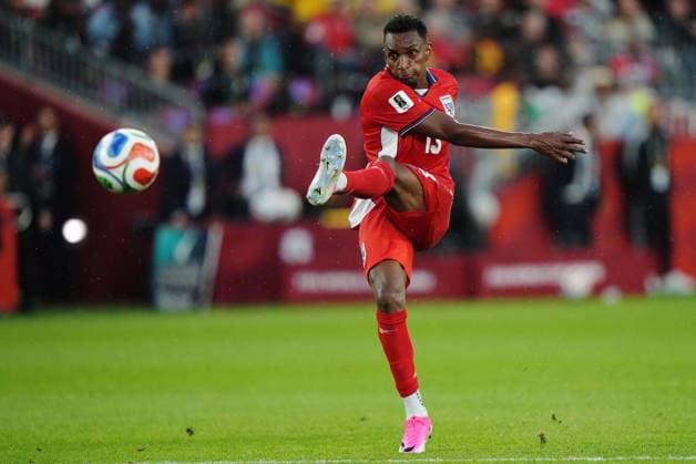 June 17, 2026, Toronto, On, CANADA: Panama s Jiovany Ramos (13) takes a shot against Ghana during the second half of a World Cup Group L soccer match, in Toronto, on Wednesday, June 17, 2026. Canada News - June 17, 2026  - ZUMAc35_ 20260617_zaf_c35_222 Copyright: xNathanxDenettex