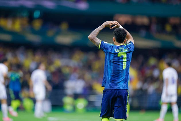 FIFA WORLD CUP 2026 UZBEKISTAN VS COLOMBIA FIFA WORLD CUP 2026 UZBEKISTAN VS COLOMBIA UZBEKISTAN VS COLOMBIA 06 17 2026 MEXICO CITY, MEXICO Action photo of Luis Diaz (No. 7) of Colombia, celebrating a goal during the Round 1 Group K match of the 2026 FIFA World Cup, held at the Estadio Ciudad de Mexico in Mexico City Action photo of Luis Diaz (No. 7) of Colombia, celebrating a goal during a Round 1 Group K match of the 2026 FIFA World Cup, held at the Estadio Ciudad de Mexico in Mexico City PHOTO BY IMAGENSHOP PHOTO AGENCY MEXICO CITY MEXICO CITY MEXICO,detected_source_language Copyright: xJorgexReyesx