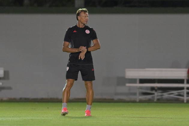 2026 FIFA World Cup, WM, Weltmeisterschaft, Fussball - Tunisia training session Tunisia s head coach, Hervé Renard, leads a training session as part of the 2026 FIFA World Cup in Monterrey, Mexico, 17 June 2026. MONTERREY Mexico  Copyright: xMIGUELxSIERRAx