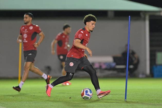 2026 FIFA World Cup, WM, Weltmeisterschaft, Fussball - Tunisia training session Ismaël Gharbi of Tunisia participates in a training session as part of the 2026 FIFA World Cup in Monterrey, Mexico, 17 June 2026. MONTERREY Mexico  Copyright: xMIGUELxSIERRAx
