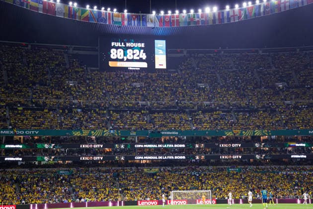 FIFA WORLD CUP 2026 UZBEKISTAN VS COLOMBIA FIFA WORLD CUP 2026 UZBEKISTAN VS COLOMBIA UZBEKISTAN VS COLOMBIA 06 17 2026 MEXICO CITY, MEXICO General view of the sold-out stadium atmosphere during the Round 1 Group K match of the 2026 FIFA World Cup, held at the Estadio Ciudad de Mexico in Mexico City General view of the sold-out stadium atmosphere, during a Round 1 Group K match of the 2026 FIFA World Cup, held at the Estadio Ciudad de Mexico in Mexico City PHOTO BY IMAGENSHOP PHOTO AGENCY MEXICO CITY MEXICO CITY MEXICO,detected_source_language Copyright: xYOALIxMARTINEZx