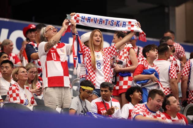 England v Croatia: Group L - FIFA World Cup, WM, Weltmeisterschaft, Fussball 2026 A Croatian fan during the FIFA World Cup Group L match between England and Croatia at the Dallas Stadium in Dallas, Texas, United States, on June 17, 2026. Dallas USA United Kingdom  Copyright: xMIxNewsx originalFilename:fletcher-englandv260617_npYyy.jpg