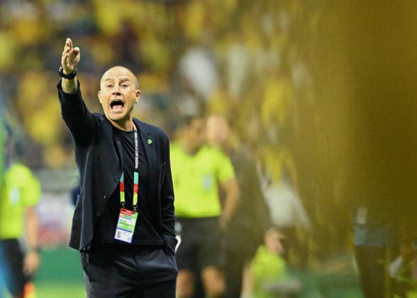 (260618) -- MEXICO CITY, June 18, 2026 -- Fabio Cannavaro, head coach of Uzbekistan, reacts during the group K match between Uzbekistan and Colombia at the FIFA World Cup, WM, Weltmeisterschaft, Fussball 2026 in Mexico City, Mexico, June 17, 2026. ) (SP)MEXICO-MEXICO CITY-FOOTBALL-FIFA WORLD CUP-GROUP K-UZB VS COL WuxWei 