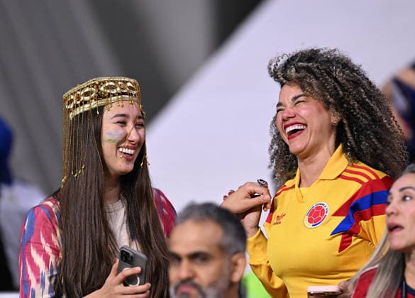 (260618) -- MEXICO CITY, June 18, 2026 -- Fans of Colombia are seen after the group K match between Uzbekistan and Colombia at the FIFA World Cup, WM, Weltmeisterschaft, Fussball 2026 in Mexico City, Mexico, June 17, 2026. ) (SP)MEXICO-MEXICO CITY-FOOTBALL-FIFA WORLD CUP-GROUP K-UZB VS COL WuxWei 