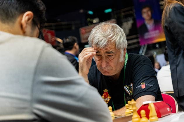 June 18, 2026, Hong Kong, Hong Kong, China: Chess Grandmaster VASYL IVANCHUK (UKR) during a Rapid match at the 2026 FIDE World Team Rapid and Blitz Chess Championship in Hong Kong. Hong Kong China - ZUMAm298 0859442620st Copyright: xJamesxModestox