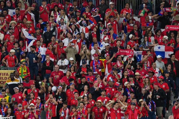 June 17, 2026, Toronto, Ciudad de Mexico, Canada: Panama fans during the 2026 FIFA World Cup, WM, Weltmeisterschaft, Fussball Group L match between Ghana and Panama at Toronto Stadium. on June 17, 2026 in Toronto, Canada. Toronto Canada - ZUMAe321 20260617_zsa_e321_278 Copyright: xLeonardoxRamirezx