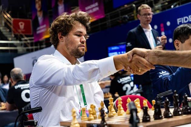 June 18, 2026, Hong Kong, Hong Kong, China: Chess Grandmaster MAGNUS CARLSEN (NOR) during a Rapid match at the 2026 FIDE World Team Rapid and Blitz Chess Championship in Hong Kong. Hong Kong China - ZUMAm298 0859448520st Copyright: xJamesxModestox