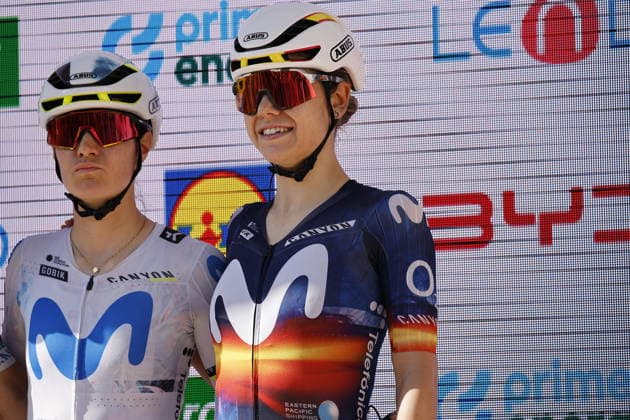June 18, 2026, Locarno, Locarno, Tour de Suisse Women 2026 Stage 2 Locarno Locarno Francesca Barale 2 ITA Movistar Team WTW, Sara Martin 5 ESP Movistar Team WTW Locarno Locarno Ticino Switzerland,detected_source_language Copyright: xJustPictures.ch FrancescoxMinghettix jp-en-FrMi-_NG_0244