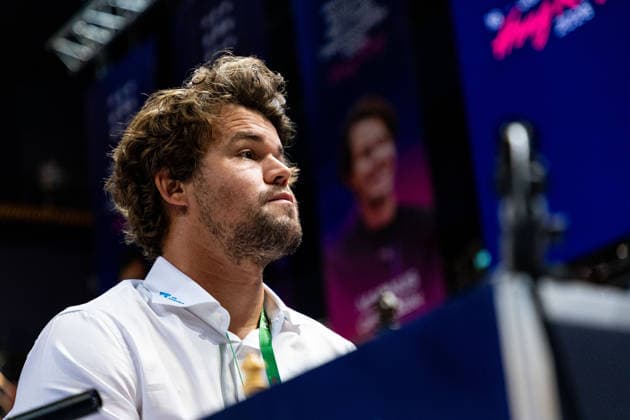 June 18, 2026, Hong Kong, Hong Kong, China: Chess Grandmaster MAGNUS CARLSEN (NOR) at the 2026 FIDE World Team Rapid and Blitz Chess Championship in Hong Kong. Hong Kong China - ZUMAm298 0859448851st Copyright: xJamesxModestox