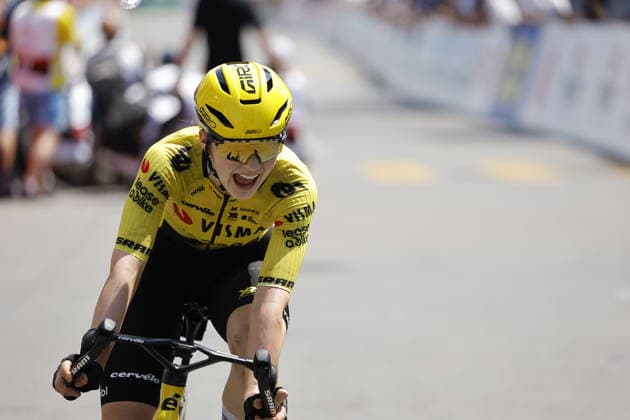 June 18, 2026, Locarno, Locarno, Tour de Suisse Women 2026 Stage 2 Locarno Locarno Sarah Van Dam 115 CAN Team Visma Lease a Bike WTW finishing in second place Locarno Locarno Ticino Switzerland,detected_source_language Copyright: xJustPictures.ch FrancescoxMinghettix jp-en-FrMi-_NG_0647