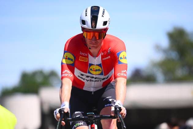 Baloise Belgium Tour 2026 Stage 2 KNOKKE-HEIST, BELGIUM - JUNE 18 : Kragh Andersen Soren (DEN) of Lidl - Trek during stage 2 of the 95th edition of Baloise Tour of Belgium an UCI ProSeries 2.Pro cycling road race stage for Men Elite of 197.6 km with start in Merelbeke-Melle and finish in Knokke-Heist on June 18, 2026 in Knokke-Heist, Belgium, 18 06 2026 ( Motordriver Stephan Boone - Knokke-Heist Belgium  Copyright: xGvgx