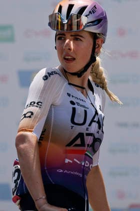 June 18, 2026, Locarno, Locarno, Tour de Suisse Women 2026 Stage 2 Locarno Locarno Febe Jooris 123 BEL UAE Team ADQ WTW at the end of the stage Locarno Locarno Ticino Switzerland,detected_source_language Copyright: xJustPictures.ch FrancescoxMinghettix jp-en-FrMi-_NG_0819