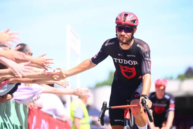 Baloise Belgium Tour 2026 Stage 2 KNOKKE-HEIST, BELGIUM - JUNE 18 : rider of team Tudor Pro Cycling Team during stage 2 of the 95th edition of Baloise Tour of Belgium an UCI ProSeries 2.Pro cycling road race stage for Men Elite of 197.6 km with start in Merelbeke-Melle and finish in Knokke-Heist on June 18, 2026 in Knokke-Heist, Belgium, 18 06 2026 ( Motordriver Stephan Boone - Knokke-Heist Belgium  Copyright: xGvgx