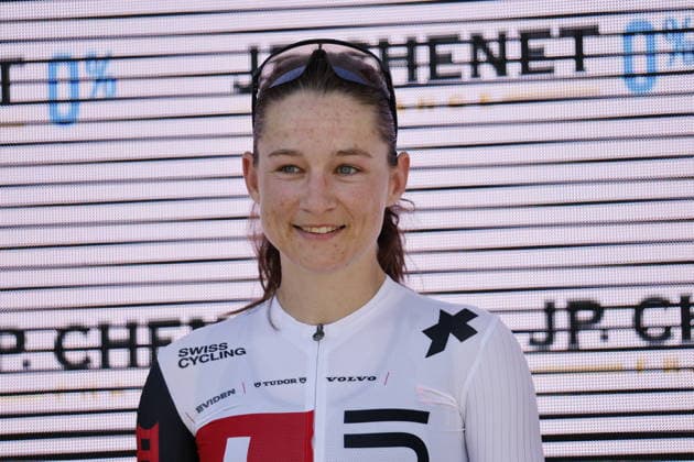 June 18, 2026, Locarno, Locarno, Tour de Suisse Women 2026 Stage 2 Locarno Locarno Lea Fuchs 152 SUI Switzerland NAT, winner of the Racer of the Day award Locarno Locarno Ticino Switzerland,detected_source_language Copyright: xJustPictures.ch FrancescoxMinghettix jp-en-FrMi-_NG_0944