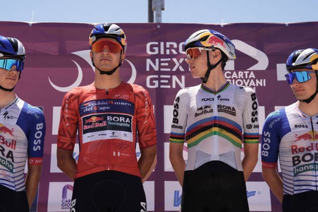 during Stage 5 of the Giro Next Gen 2026, from Bacoli to Bacoli, Italy, Thursday, June 18, 2026.  Copyright: xMassimoxPaolone LaPressex