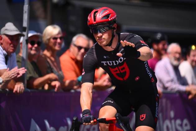 Baloise Belgium Tour 2026 Stage 2 KNOKKE-HEIST, BELGIUM - JUNE 18 : rider of team Tudor Pro Cycling Team during stage 2 of the 95th edition of Baloise Tour of Belgium an UCI ProSeries 2.Pro cycling road race stage for Men Elite of 197.6 km with start in Merelbeke-Melle and finish in Knokke-Heist on June 18, 2026 in Knokke-Heist, Belgium, 18 06 2026 ( Motordriver Stephan Boone - Knokke-Heist Belgium  Copyright: xGvgx