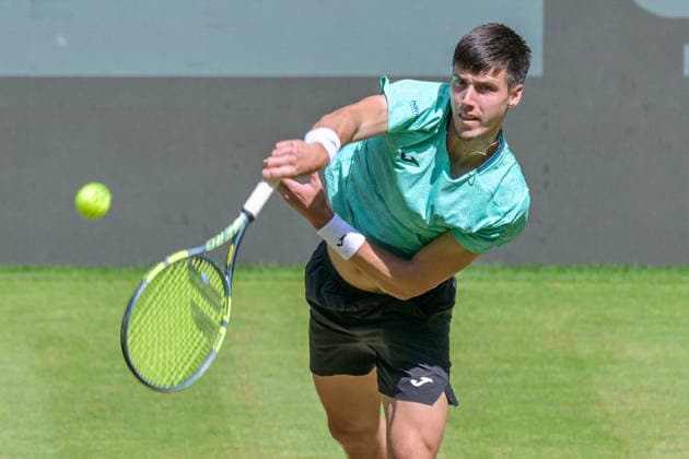 Fabian Marozsan HUN June 18, 2026 ¢ Tennis ¢ TERRA WORTMANN OPEN ¢ ATP 500, heristo arena Halle Westfalen, TERRA WORTMANN OPEN, North Rhine-Westphalia, Germany,detected_source_language Copyright: xpepphotox xPeterxEppingerx pep00321, pep_20260618_hm_374235