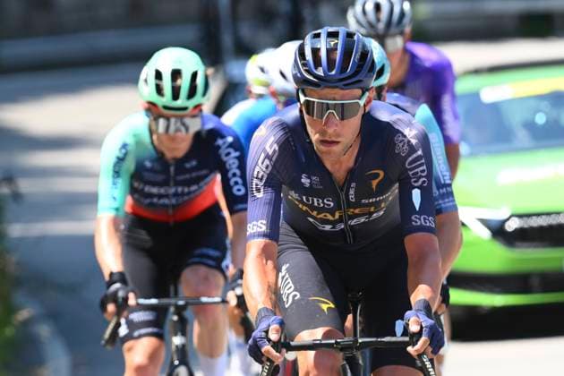 Tour de Suisse 2026 Stage 2 LOCARNO, SWITZERLAND - JUNE 18 : Meurisse Xandro (BEL) of Pinarello Q36.5 Pro Cycling Team during stage 2 of the 89th edition of Tour de Suisse an UCI World Tour 2.UWT cycling road race stage for Men Elite of 157.7 km with start in Locarno and finish in Locarno on June 18, 2026 in Locarno, Switzerland, 18 06 2026 ( Motordriver Guy De Vuyst - Locarno Switzerland  Copyright: xVincentxKalutx
