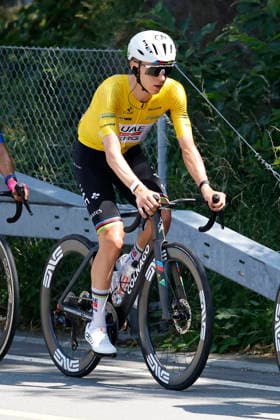 June 18, 2026, Locarno, Locarno, Tour de Suisse 2026 Stage 2 Locarno Locarno Tadej Pogacar 1 SLO UAE Team Emirates WRG WT Locarno Locarno Ticino Switzerland,detected_source_language Copyright: xJustPictures.ch FrancescoxMinghettix jp-en-FrMi-_NG_1076