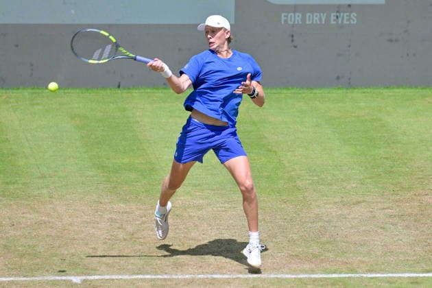 Ethan Quinn USA June 18, 2026 ¢ Tennis ¢ TERRA WORTMANN OPEN ¢ ATP 500, heristo arena Halle Westfalen, TERRA WORTMANN OPEN, North Rhine-Westphalia, Germany,detected_source_language Copyright: xpepphotox xPeterxEppingerx pep00321, pep_20260618_hm_374396