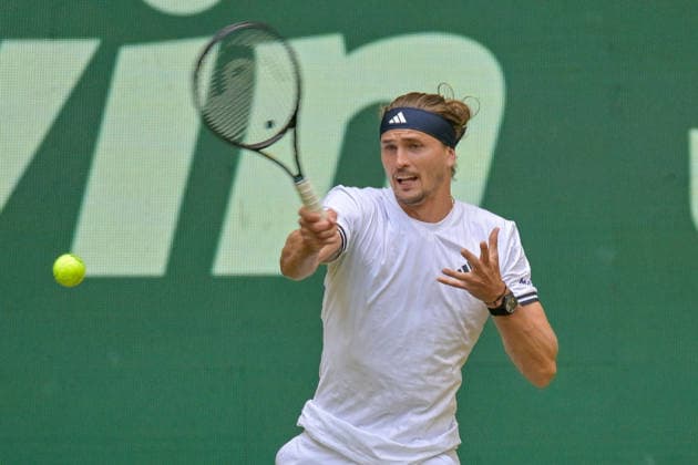 Alexander Zverev GER June 18, 2026 ¢ Tennis ¢ TERRA WORTMANN OPEN ¢ ATP 500, heristo arena Halle Westfalen, TERRA WORTMANN OPEN, North Rhine-Westphalia, Germany,detected_source_language Copyright: xpepphotox xPeterxEppingerx pep00321, pep_20260618_hm_374802