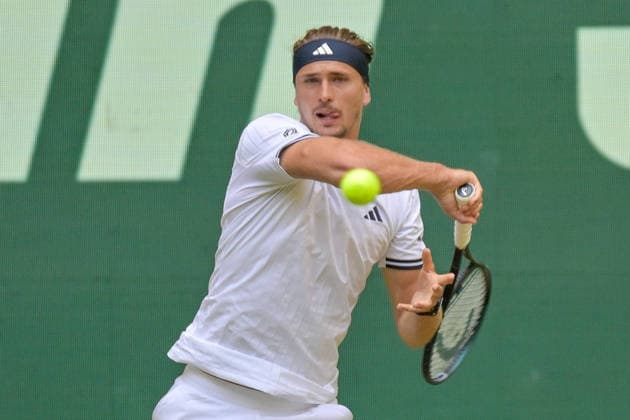 Alexander Zverev GER June 18, 2026 ¢ Tennis ¢ TERRA WORTMANN OPEN ¢ ATP 500, heristo arena Halle Westfalen, TERRA WORTMANN OPEN, North Rhine-Westphalia, Germany,detected_source_language Copyright: xpepphotox xPeterxEppingerx pep00321, pep_20260618_hm_374804