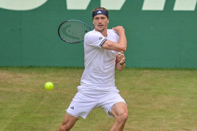 Alexander Zverev GER June 18, 2026 ¢ Tennis ¢ TERRA WORTMANN OPEN ¢ ATP 500, heristo arena Halle Westfalen, TERRA WORTMANN OPEN, North Rhine-Westphalia, Germany,detected_source_language Copyright: xpepphotox xPeterxEppingerx pep00321, pep_20260618_hm_374854