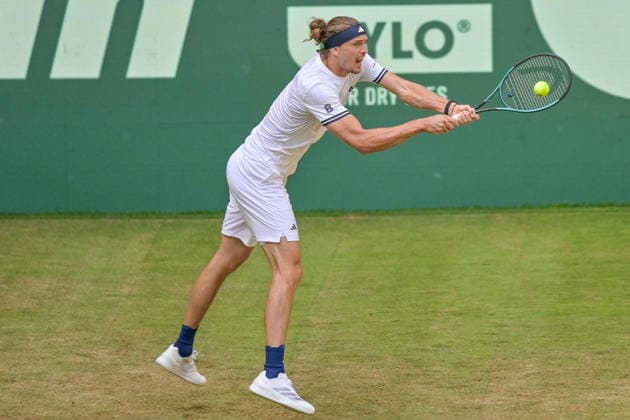 Alexander Zverev GER June 18, 2026 ¢ Tennis ¢ TERRA WORTMANN OPEN ¢ ATP 500, heristo arena Halle Westfalen, TERRA WORTMANN OPEN, North Rhine-Westphalia, Germany,detected_source_language Copyright: xpepphotox xPeterxEppingerx pep00321, pep_20260618_hm_374864
