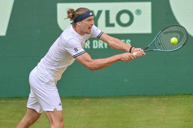 Alexander Zverev GER June 18, 2026 ¢ Tennis ¢ TERRA WORTMANN OPEN ¢ ATP 500, heristo arena Halle Westfalen, TERRA WORTMANN OPEN, North Rhine-Westphalia, Germany,detected_source_language Copyright: xpepphotox xPeterxEppingerx pep00321, pep_20260618_hm_374864