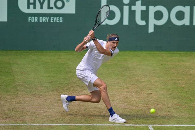 Alexander Zverev GER June 18, 2026 ¢ Tennis ¢ TERRA WORTMANN OPEN ¢ ATP 500, heristo arena Halle Westfalen, TERRA WORTMANN OPEN, North Rhine-Westphalia, Germany,detected_source_language Copyright: xpepphotox xPeterxEppingerx pep00321, pep_20260618_hm_374884