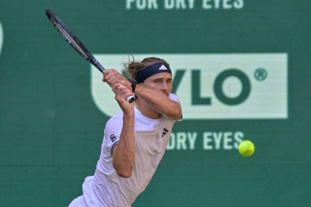 Alexander Zverev GER June 18, 2026 ¢ Tennis ¢ TERRA WORTMANN OPEN ¢ ATP 500, heristo arena Halle Westfalen, TERRA WORTMANN OPEN, North Rhine-Westphalia, Germany,detected_source_language Copyright: xpepphotox xPeterxEppingerx pep00321, pep_20260618_hm_375132