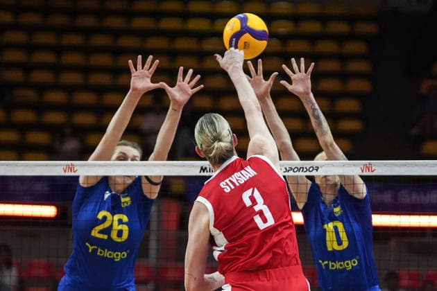 Volleyball, Women's, Nations League, Poland v Ukraine