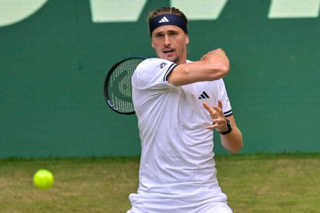 Alexander Zverev GER June 18, 2026 ¢ Tennis ¢ TERRA WORTMANN OPEN ¢ ATP 500, heristo arena Halle Westfalen, TERRA WORTMANN OPEN, North Rhine-Westphalia, Germany,detected_source_language Copyright: xpepphotox xPeterxEppingerx pep00321, pep_20260618_hm_374853