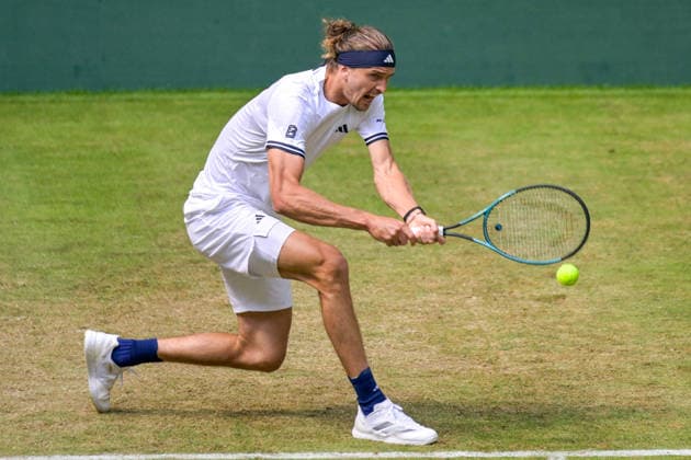 Alexander Zverev GER June 18, 2026 ¢ Tennis ¢ TERRA WORTMANN OPEN ¢ ATP 500, heristo arena Halle Westfalen, TERRA WORTMANN OPEN, North Rhine-Westphalia, Germany,detected_source_language Copyright: xpepphotox xPeterxEppingerx pep00321, pep_20260618_hm_374882
