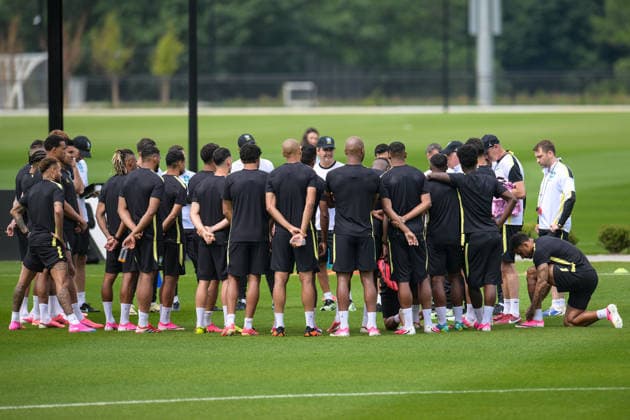 Soccer, 2026 World Cup, 20260618, Brazil Training. Pictured Copyright: Passion2Press MarkusxFischerx