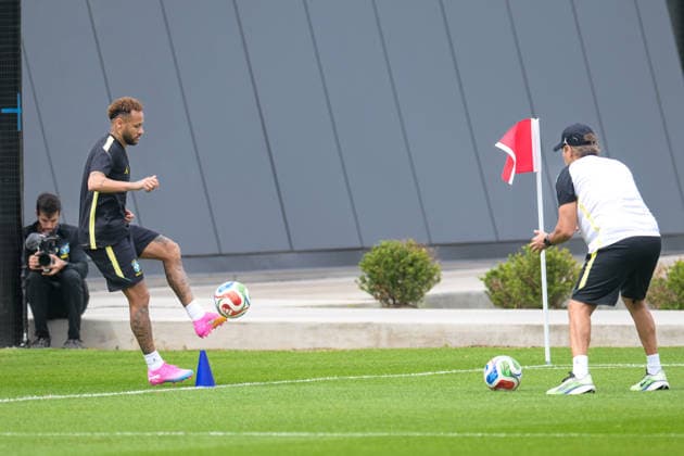 Soccer, 2026 World Cup, 20260618, Brazil Training. Pictured Copyright: Passion2Press MarkusxFischerx