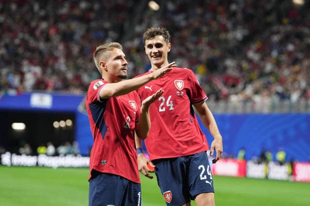 Michal Sadilek of Czechia scores and celebrates his teams first goal during the match between Czechia and South Africa in Group A of the 2026 FIFA World Cup at Atlanta Stadium in Atlanta, United States, on June 18, 2026. Photo by DeFodi Images (Thor Wegner),detected_source_language