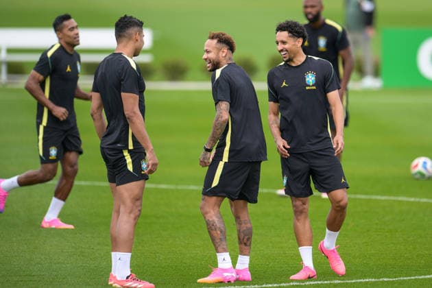 Soccer, 2026 World Cup, 20260618, Brazil Training Copyright: Passion2Press MarkusxFischerx