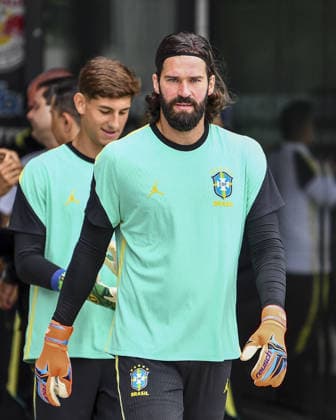 Alisson enters training at their New Jersey base the Columbia Park Training Facility in Morristown, NJ, United States. (Photo by Rebekah Wynkoop SPP)  Copyright: xRebekahxWynkoop SPPx Sportspressphoto_SPR169777