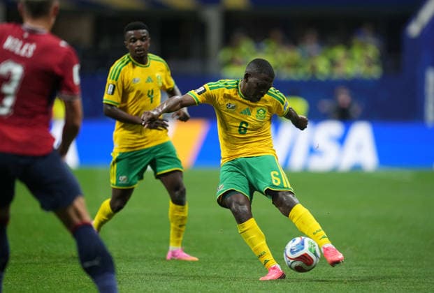 Aubrey Modiba of South Africa takes a shot on goal during the match between Chezia and South Africa in Group A of the 2026 FIFA World Cup at Atlanta Stadium in Atlanta, United States, on June 18, 2026. Photo by DeFodi Images (Thor Wegner),detected_source_language
