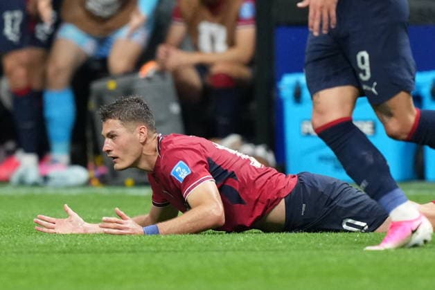 Czechia v South Africa - FIFA World Cup, WM, Weltmeisterschaft, Fussball 2026 - Group A ATLANTA, UNITED STATES - JUNE 18: Patrik Schick (10) of Czechia gestures during the 2026 FIFA World Cup First Stage Group A match between Czechia and South Africa at Mercedes-Benz Stadium (Atlanta Stadium) in Atlanta, Georgia, United States on June 18, 2026. Evrim Aydin Anadolu Georgia United States. Editorial use only. Please get in touch for any other usage.  Copyright: x2026xAnadoluxEvrimxAydinx