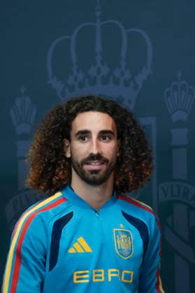 Spain s defender Marc Cucurella reacts during a press conference, PK, Pressekonferenz after a team s training session in Chattanooga, USA, 18 June 2026. Spain s press conference !ACHTUNG: NUR REDAKTIONELLE NUTZUNG!  Copyright: xLavandeiraxjrx GRAF971 20260618-55020638828_1