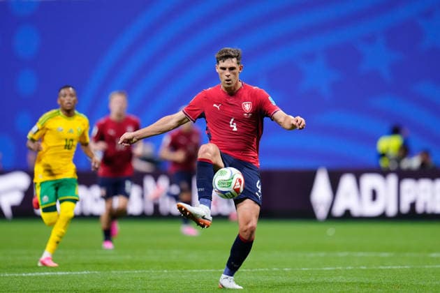 Czechia v South Africa: Group A - FIFA World Cup, WM, Weltmeisterschaft, Fussball 2026 Robin Hranac of Czechia plays the ball during the FIFA World Cup 2026 Group A match between Czechia and South Africa at Atlanta Stadium on June 18, 2026 in Atlanta, Georgia. Atlanta GA United States  Copyright: xJosexBretonx originalFilename:bretonhernandez-czechiav260618_nprjC.jpg